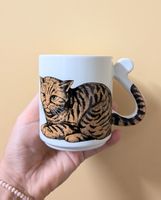 NEU! Kaffeetasse Katze Design 