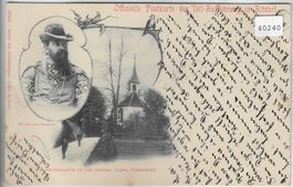 Tell-Aufführung in Altdorf 1899 - Reichsvogt Gessler