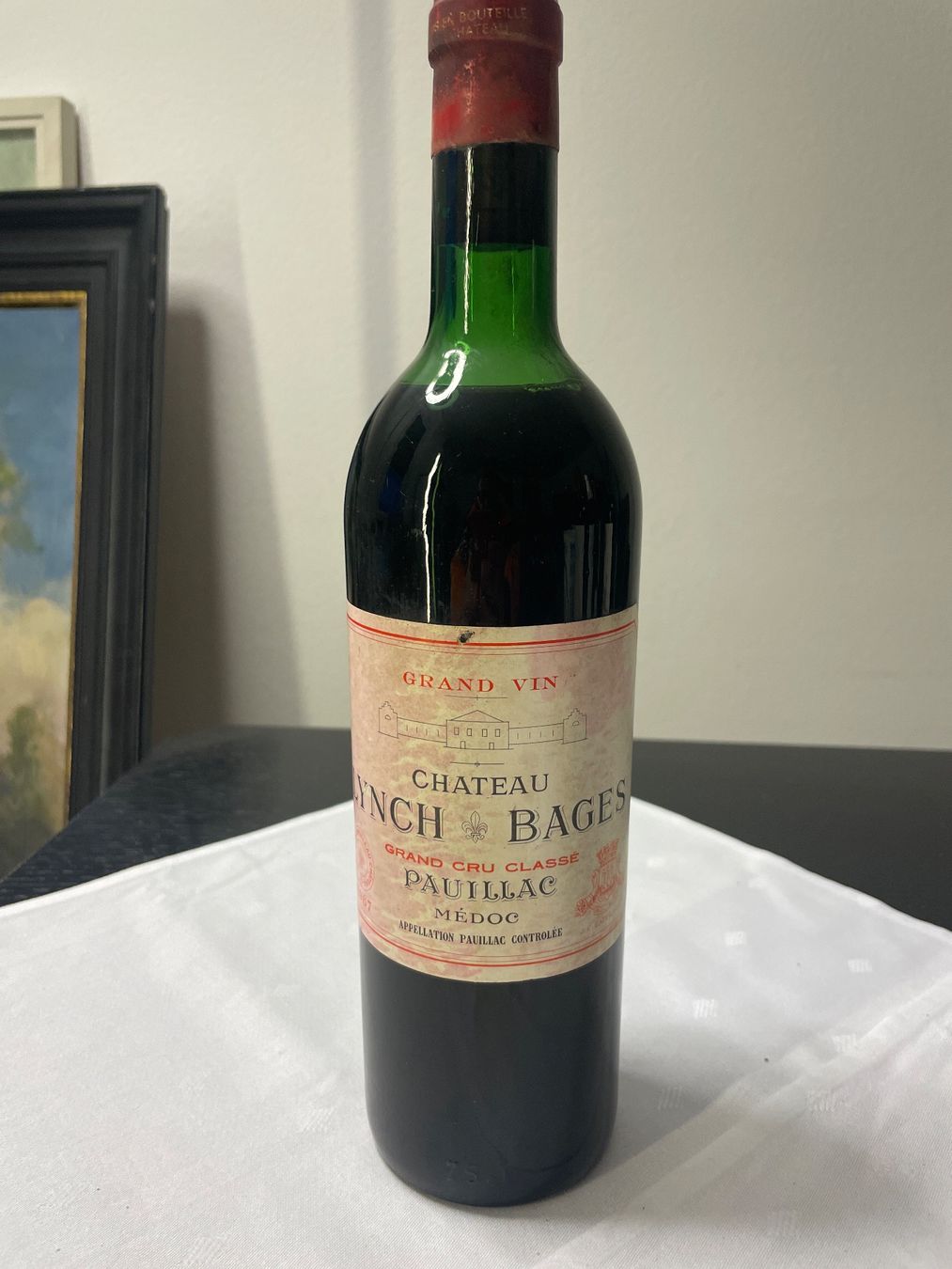 Lynch Bages Vino: Château Lynch Bages 1967 – Usato da Hölstein venduto da kolumbus1964