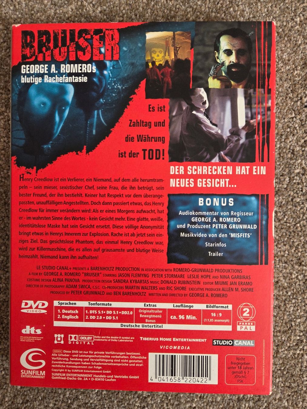 Alle DVDs: DVD Bruiser George A. Romero – Gebraucht aus Mollis von Cadillac58 1