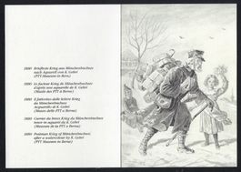 Weihnachts- und Neujahrskarte 1986 PTT