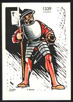 sign. H. Beutler: Schweizer Ritter aus L
