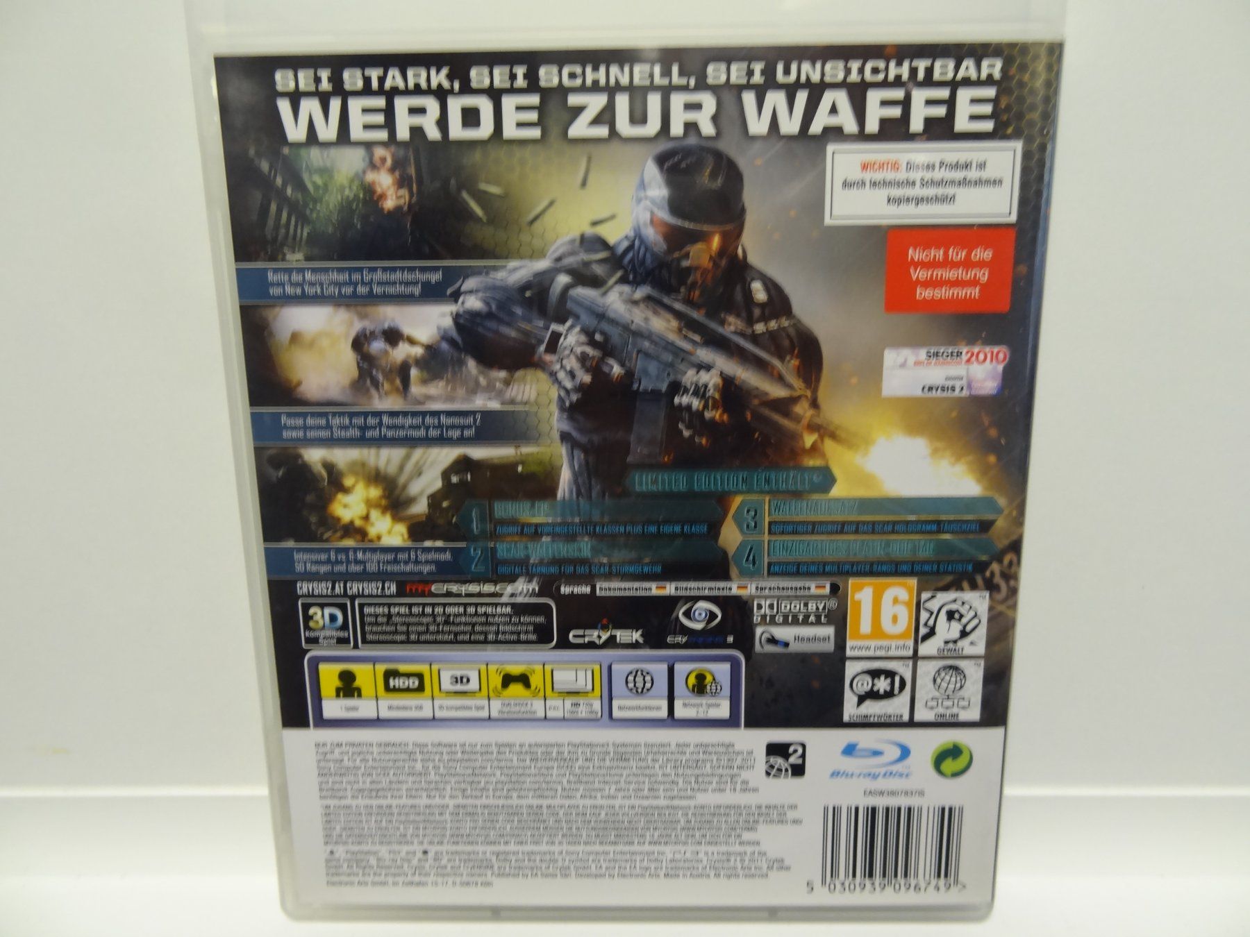 Sony Jeux: Crysis 2 Limited Edition (PS3) – D'occasion à luzern par musicandart 1