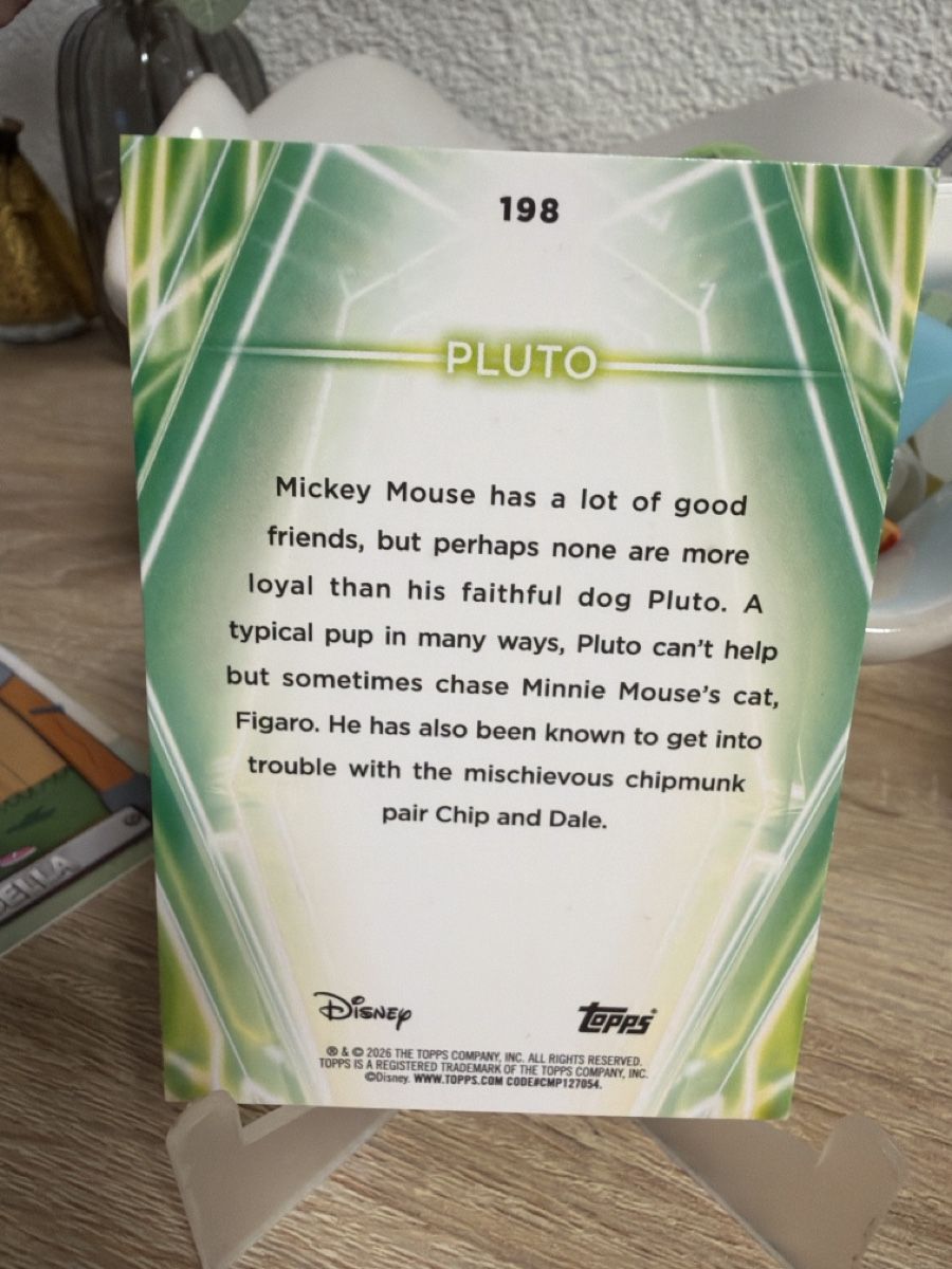 Topps Sammelbilder & Trading cards: Disney Pluto Topps 198 nm – Neu (gemäss Beschreibung) aus Sirnach von D.SecondChance 1