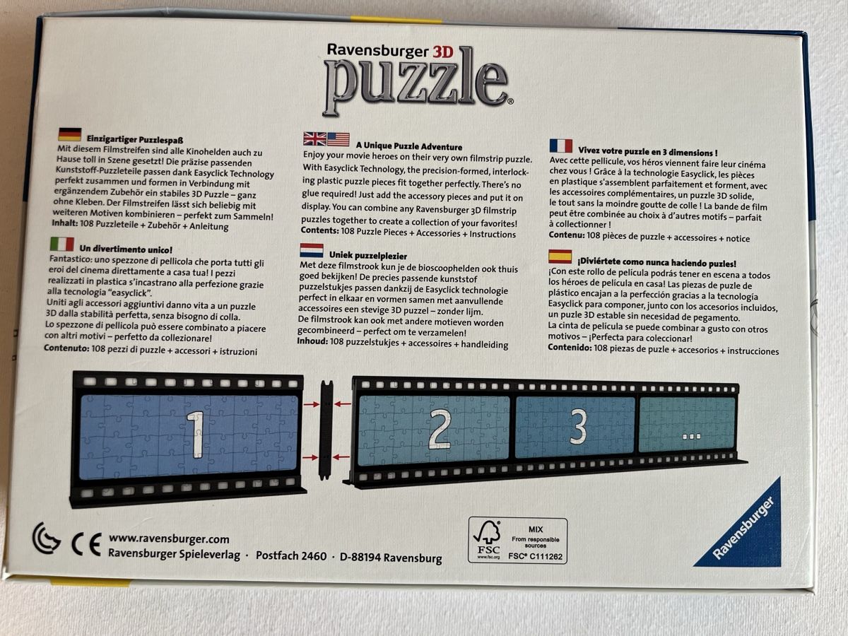 Ravensburger Puzzle: Ravensburger 3D Puzzle Minions 108 tlg – Usato da Stäfa venduto da Exclusive0 2