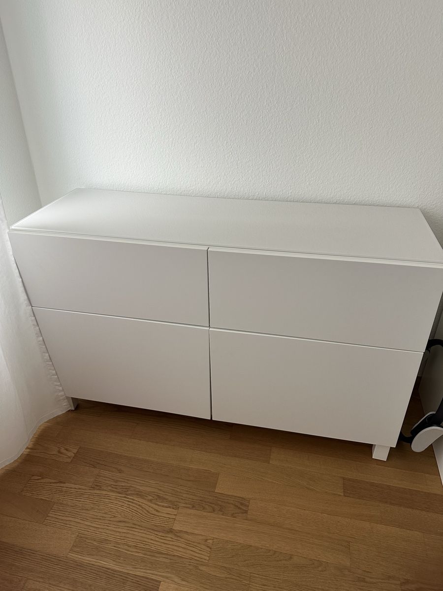 Kommoden: Besta Aufbewahrungskombination weiss – Gebraucht aus Reinach BL von bieeenchen