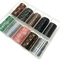 Transfer Nagelfolie Luxus Marken Nail Art