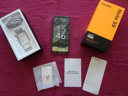Doogee Note 59, Dual Sim, 128 GB, 32 GB, edles hellblau