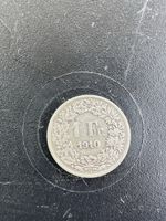 1 Fr. Helvetia 1910 Silber Münze 