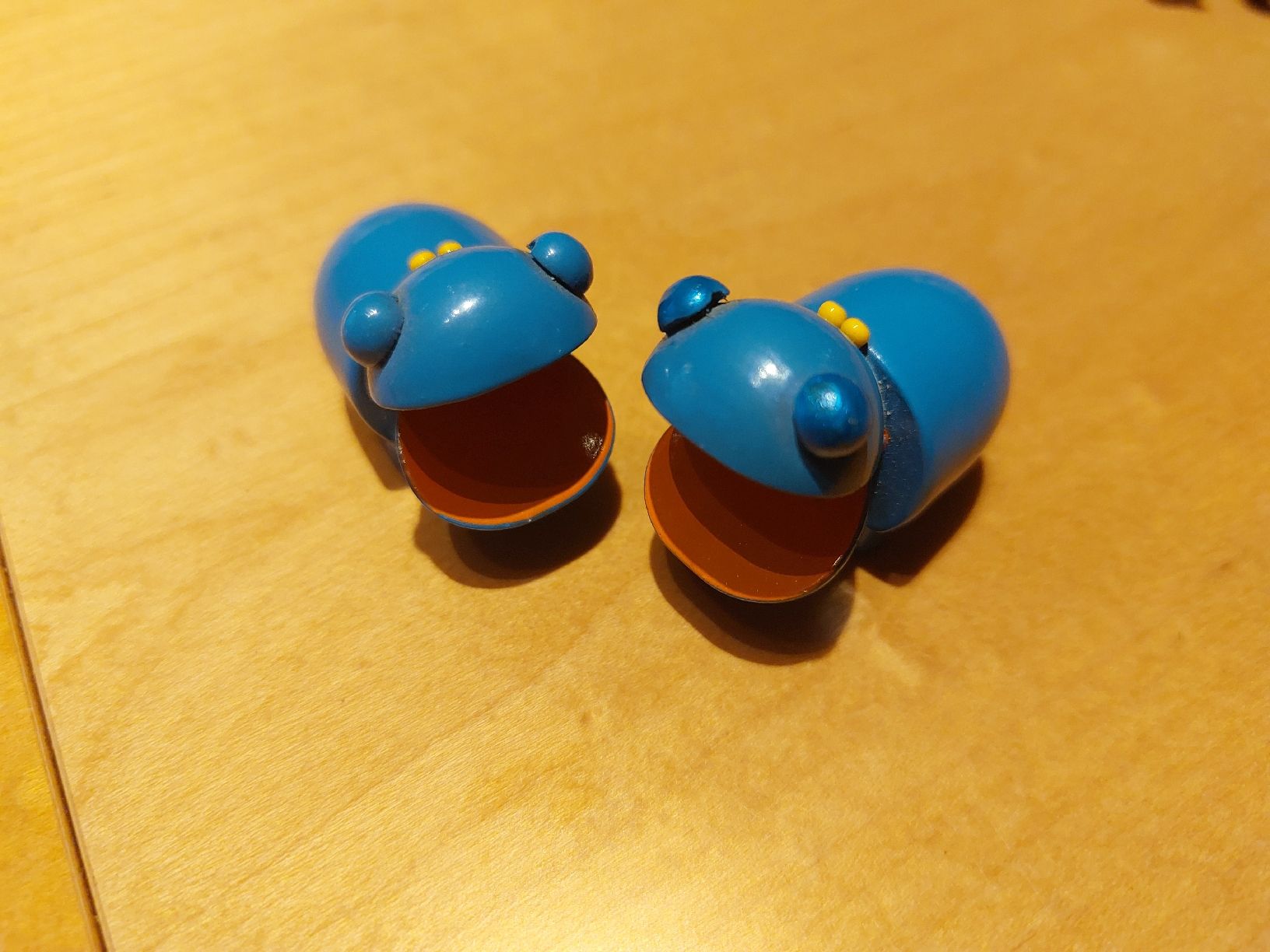 Figuren: 2 Handcrafted Hippos - Mareva (Argentina) – Gebraucht aus Stabio von g_collector7