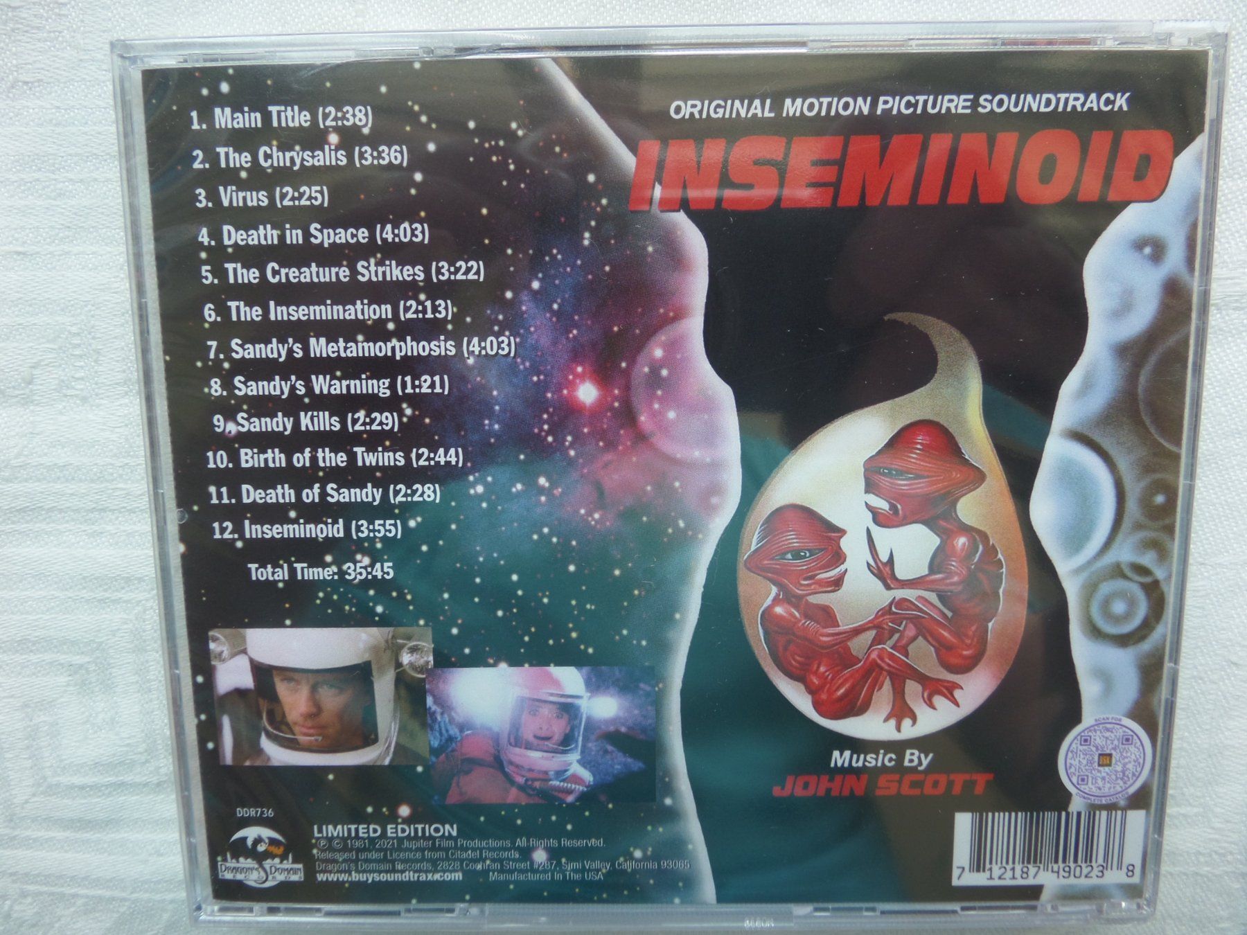 CDs: John Scott - Inseminoid - Neue – Neu und originalverpackt aus Genève von CDLPBookS 1