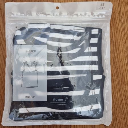 Name it Tanktops 2er Pack Streifen Gr. 98 (2-3J) NEU Sommer