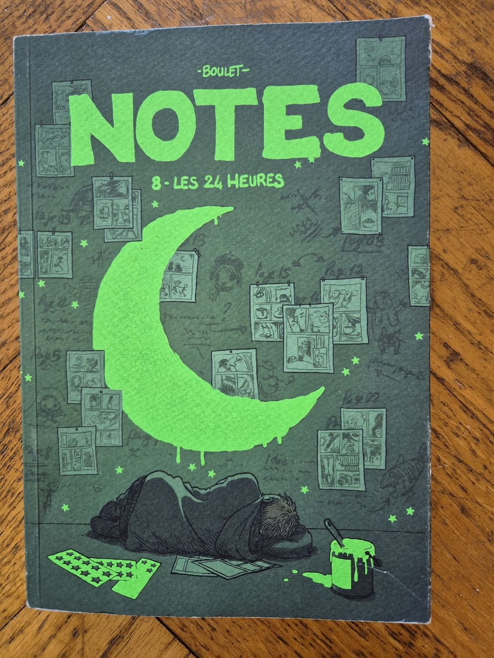 Fumetti: BD "Notes" de Boulet, 8 - Les 24 heures – Usato da Yverdon-les-Bains venduto da somiou