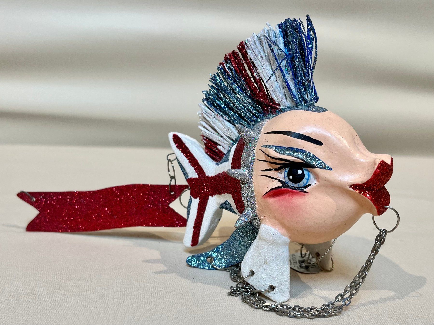 Statuette: Punkiger Deko Fisch – Nuovo (secondo la descrizione) da Pfäffikon ZH venduto da Agsell 1