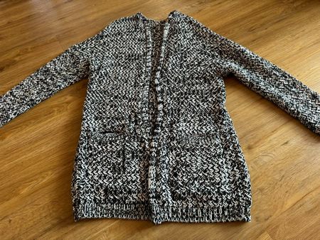 Grobe Strickjacke (BIG Zürich), Bio Baumwolle, Gr. S/M