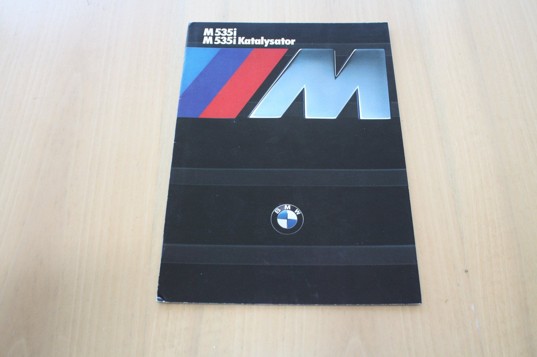 BMW Documenti: BMW M 535i Katalysator Modell E28 Prospekt 2/1985 – Usato da Wikon venduto da erwin400