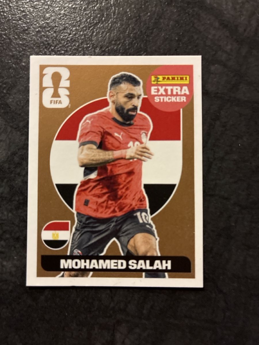 Panini Carte collezionabili: Panini 2026 Mohamed Salah extra Sticker – Nuovo (secondo la descrizione) da Zollbrück venduto da Servus3