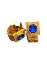 Manschettenknöpfe Matrosen Vintage Blau