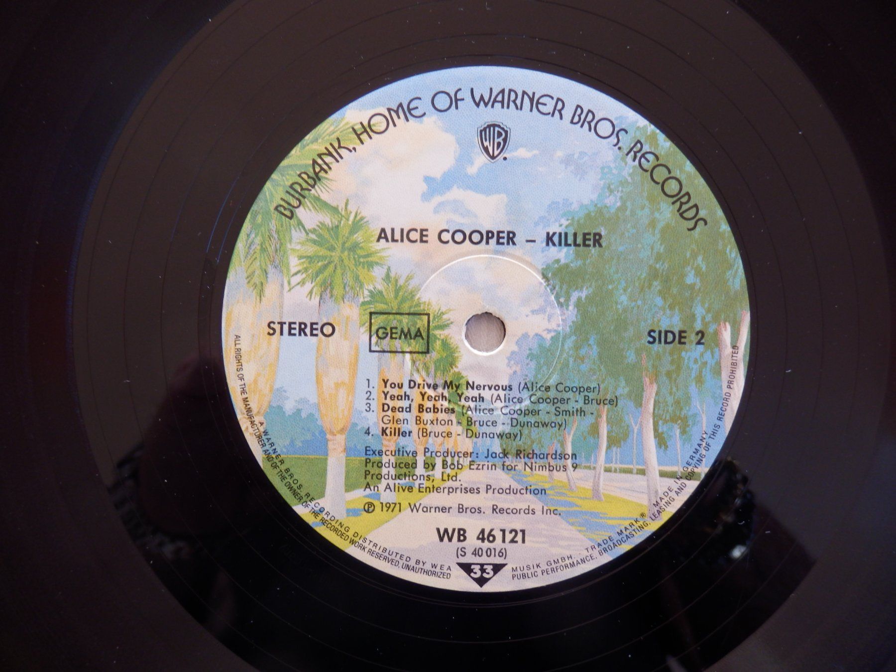Dischi in vinile: Vinyle de Alice Cooper " Killer " – Usato da Hauterive NE venduto da Davidsonson 3