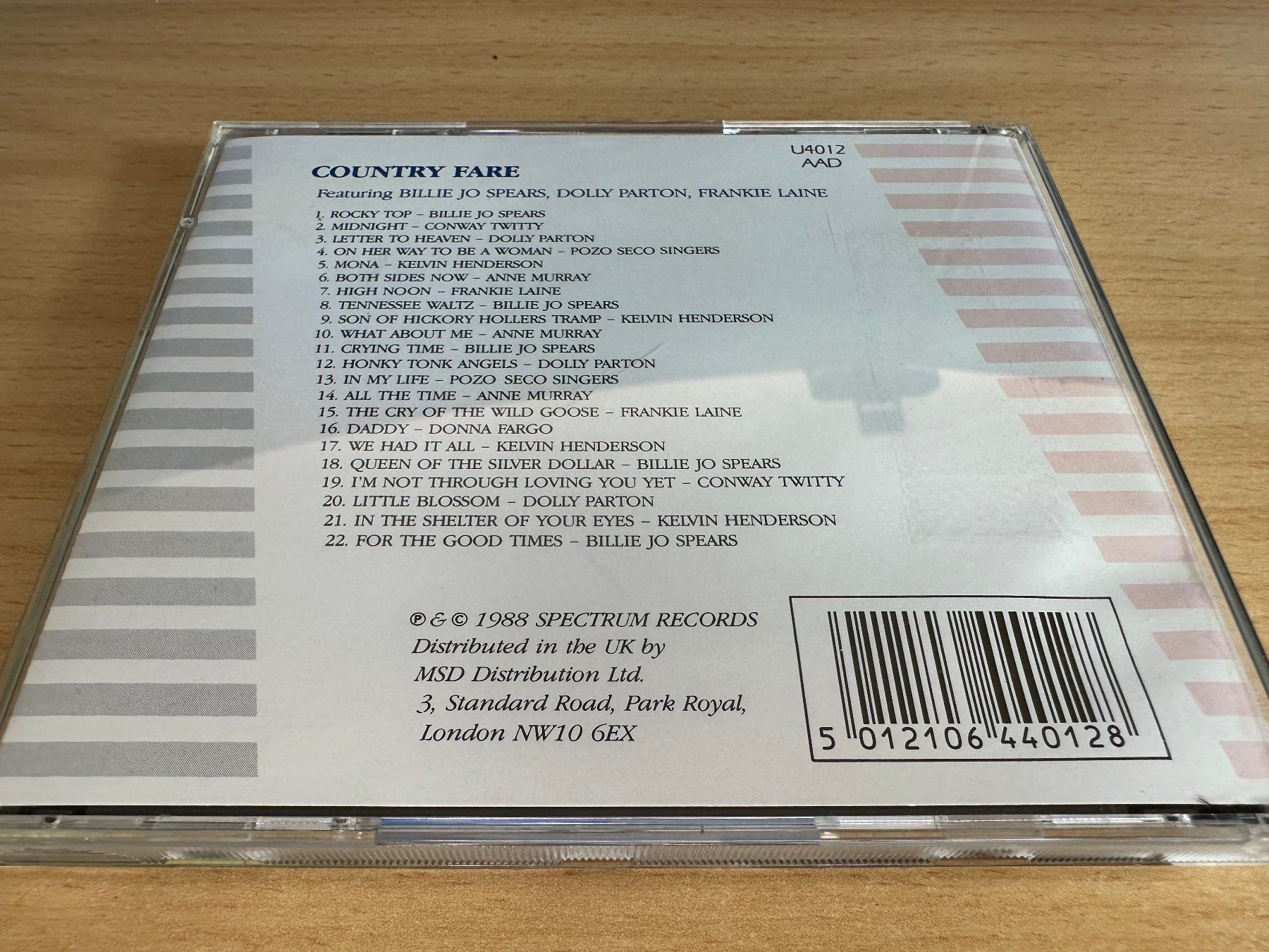 CD: Various – Country Fare – Usato da Rikon im Tösstal venduto da Alpenmutz 1
