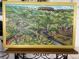 Tableau Peinture à l’Huile Art Africain
