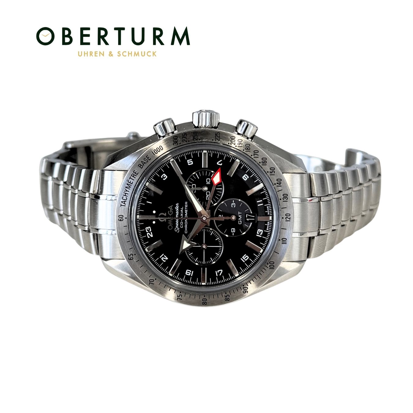 Omega Orologi: Omega Speedmaster Broad Arrow Co-Axial GMT – Usato da Brugg AG venduto da Oberturm 4