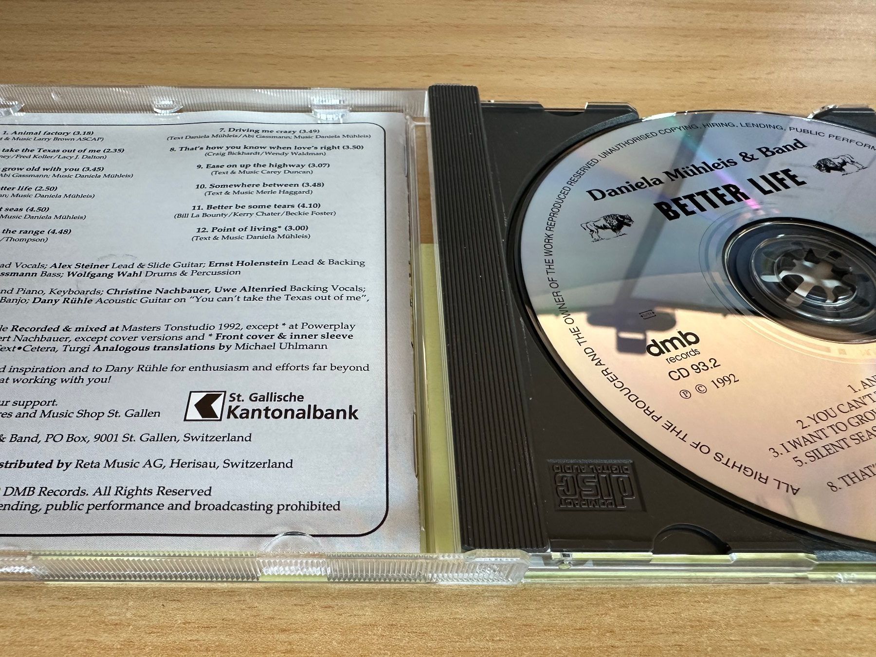 CD: Daniela Mühleis & Band – Better Life – Usato da Rikon im Tösstal venduto da Alpenmutz 2