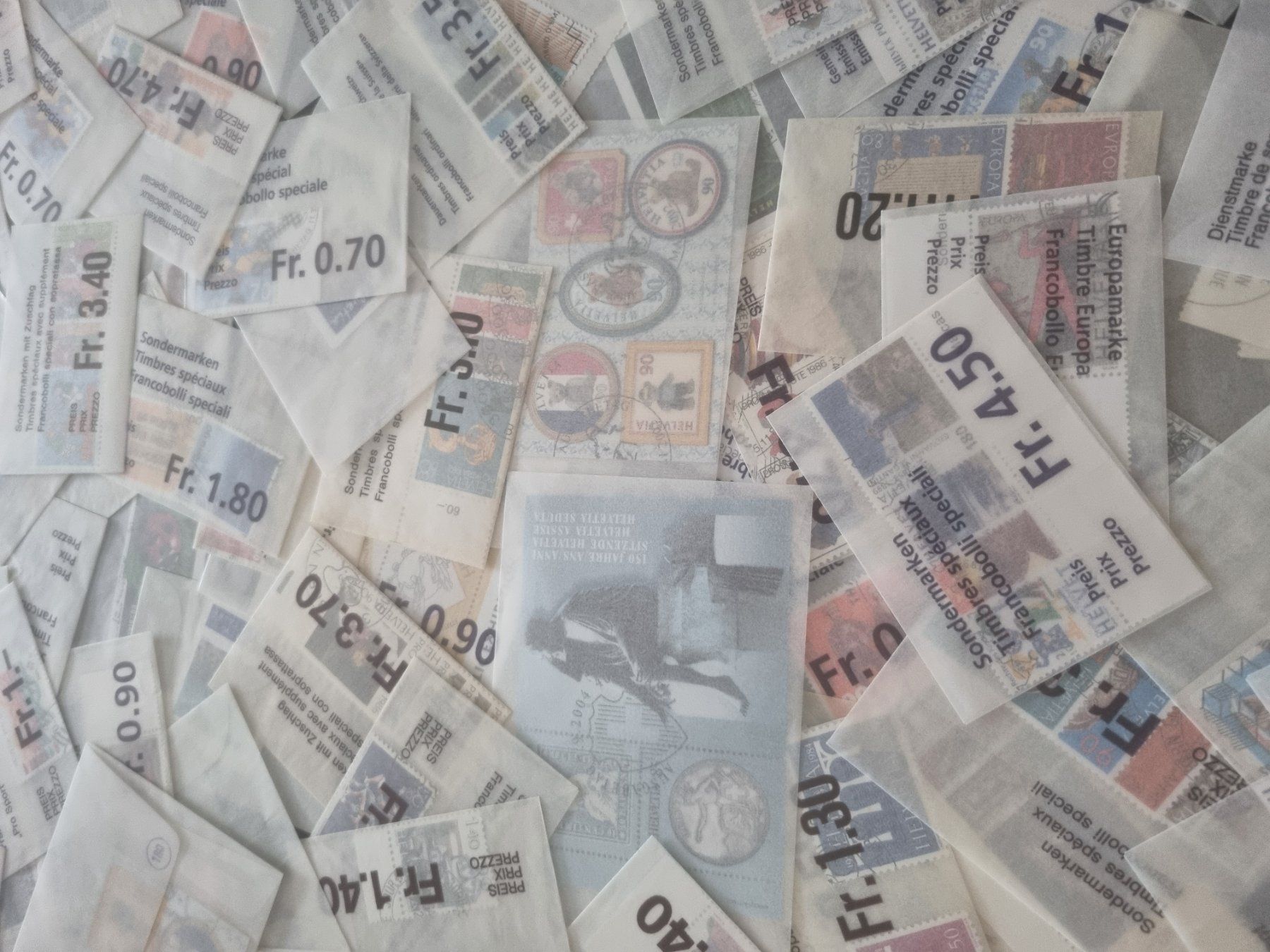 Tous les timbres: ca. 200 Pergamintüten mit CH Aboware – D'occasion à Gümligen par Geniusbuy 2