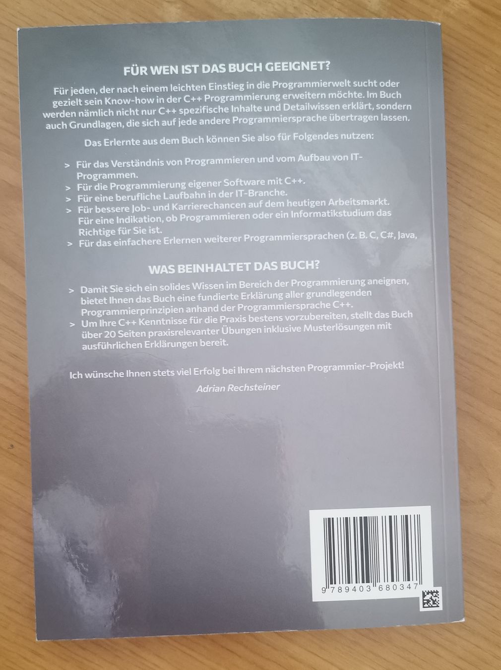 Libri: C++ Programmieren für Einsteiger - Top Zustand! – Nuovo (secondo la descrizione) da Glis venduto da BS-Soft 1