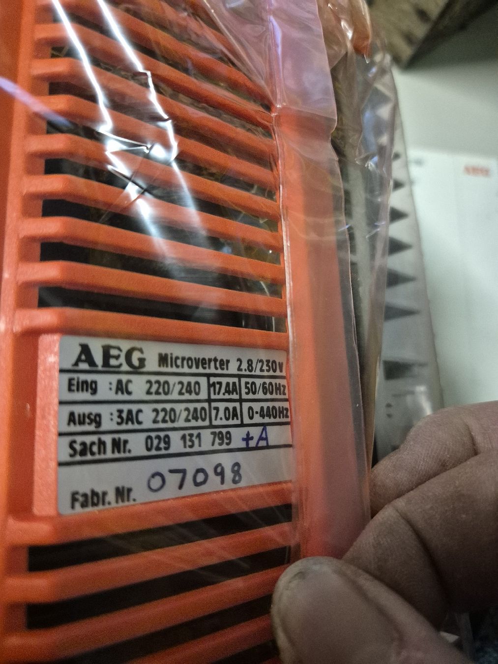 Alimentazione elettrica: Microverter AEG – Nuovo e nell'imballaggio originale da Wiedlisbach venduto da rostbudeli 2