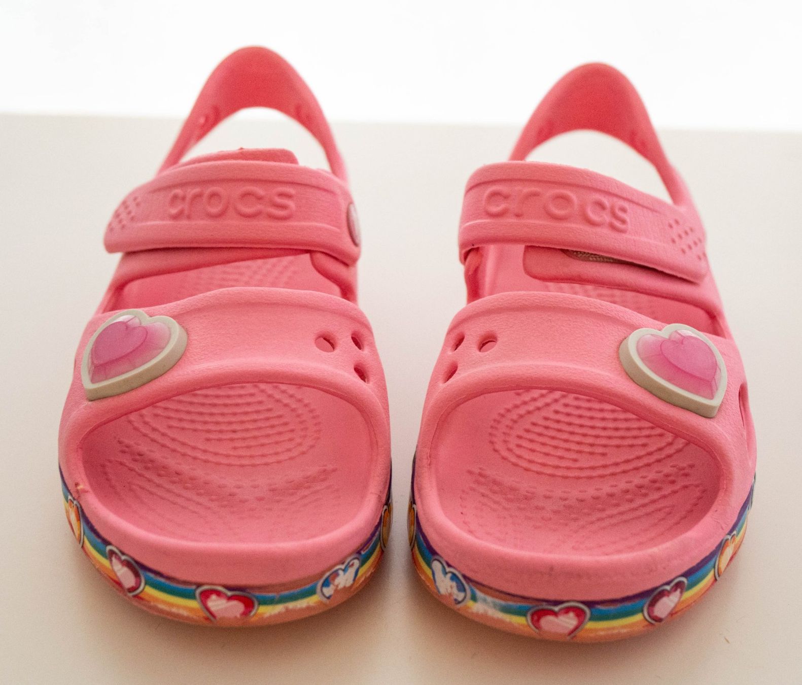 Crocs Scarpe per ragazzi: Crocs FUN RAINBOW - Pink Sandalen Gr.29/30 – Usato da Zürich venduto da sambaum 6