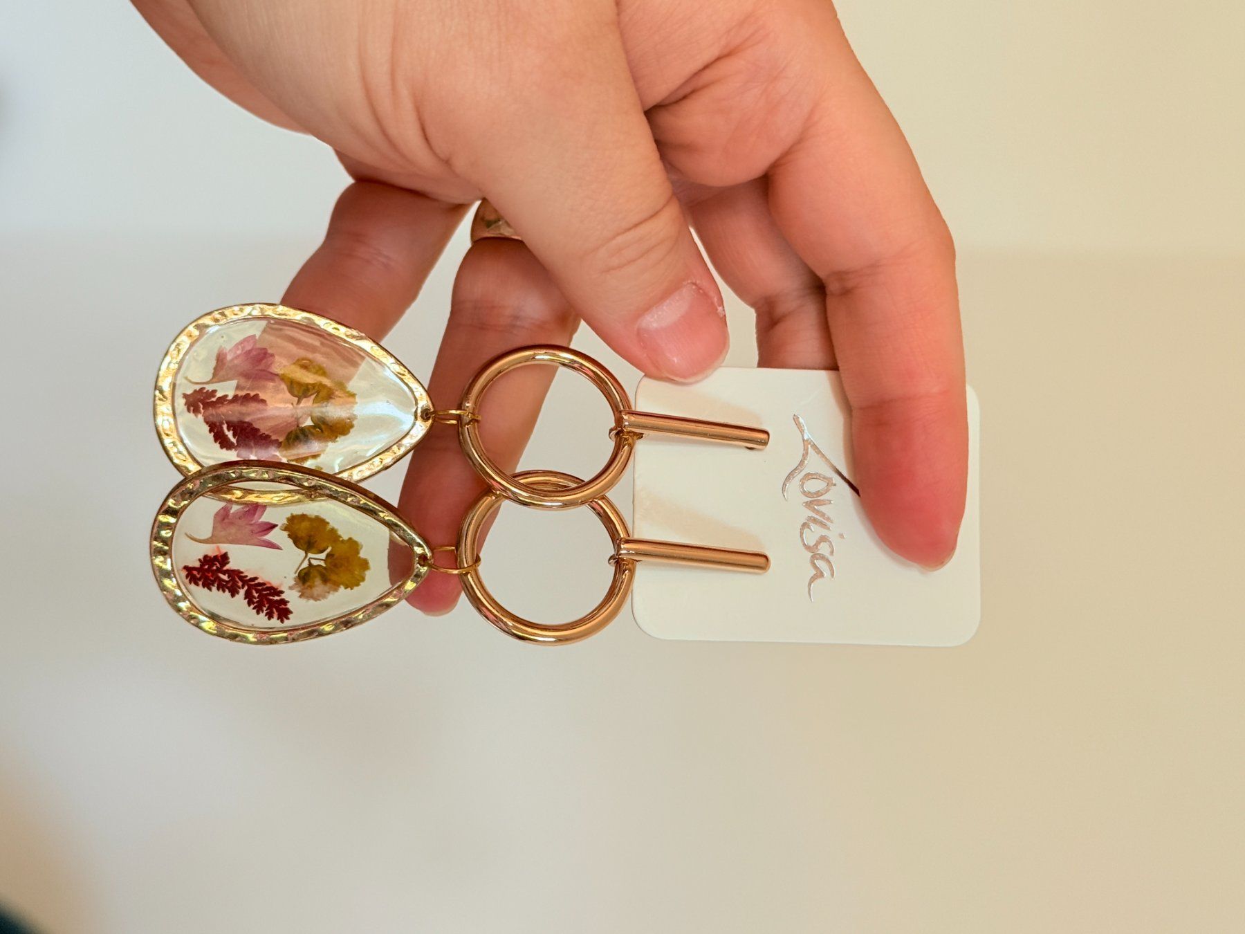 Orecchini pendenti & Orecchini a lobo: Boucles d'oreilles Lovisa pendantes avec fleurs – Nuovo e nell'imballaggio originale da Genève venduto da AGBERG 9