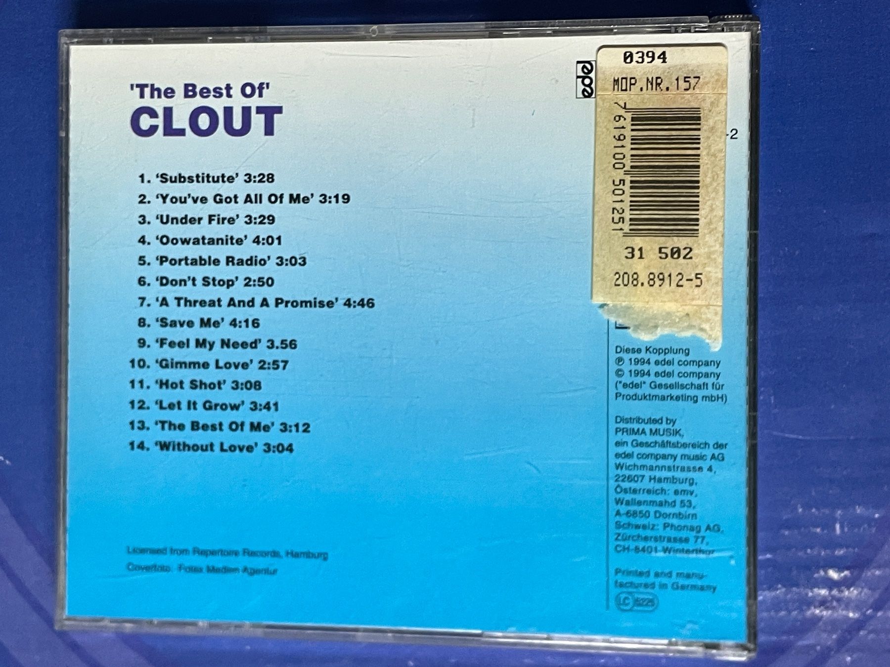 CDs: Clout – Gebraucht aus Muri b. Bern von AdidasCollector 1