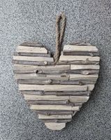 Rustikales Deko-Herz  (Holz)