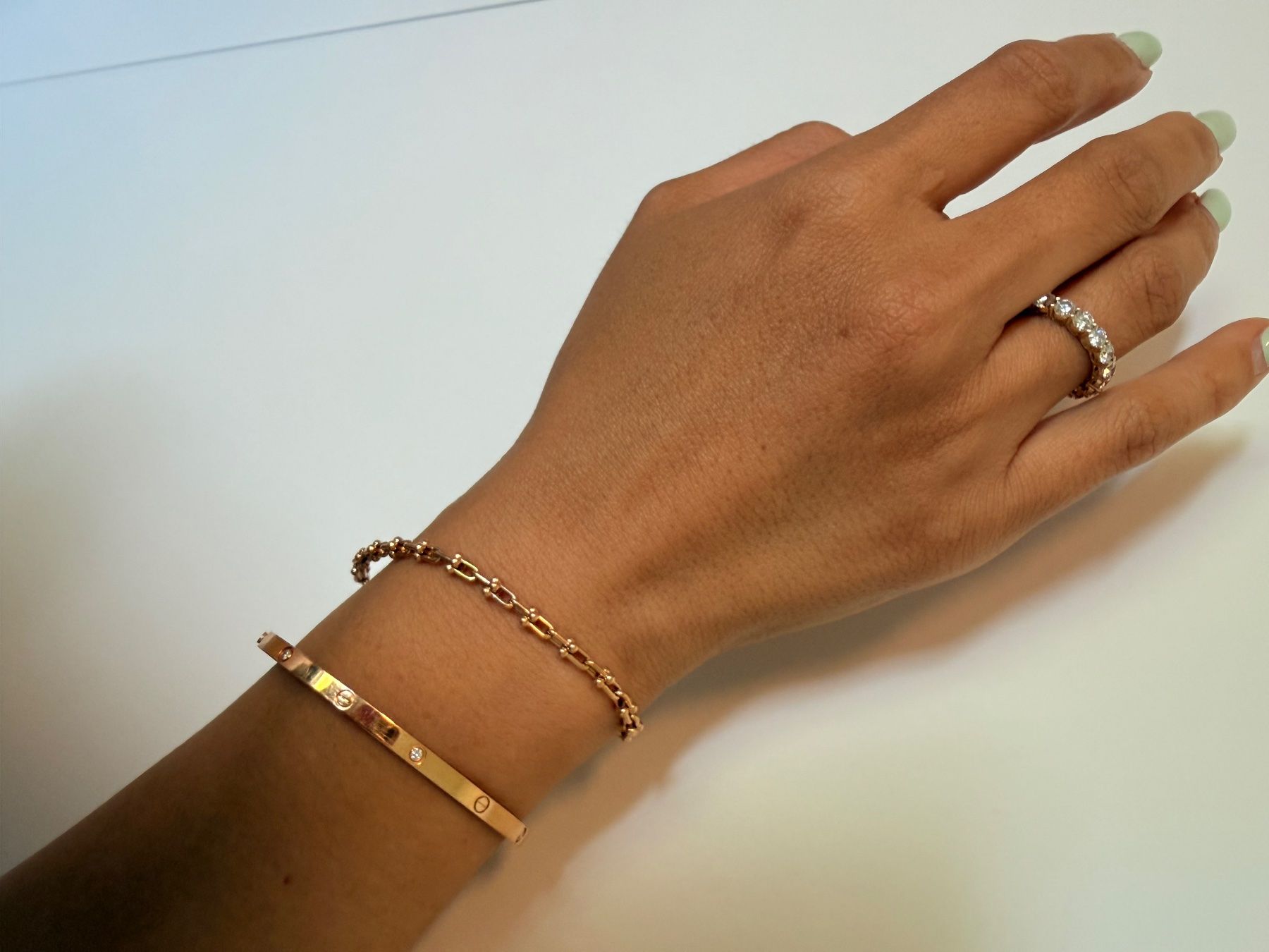 Tiffany & Co. Armbänder & -reifen: Tiffany 18K Hardware Micro Link Bracelet - Rose Gold – Gebraucht aus Zürich von cyokopie915 3
