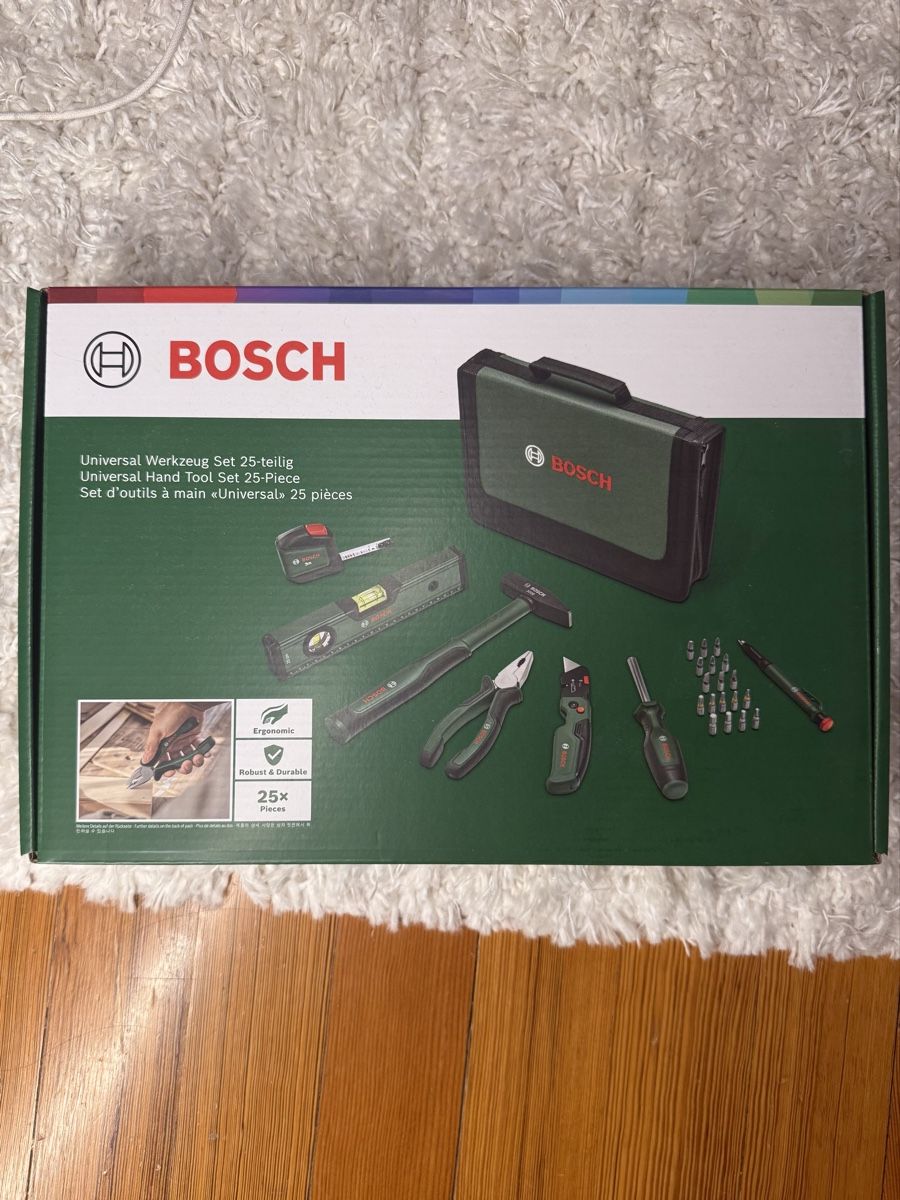 Bosch Tutti gli attrezzi: Bosh Universal Werkzeug Set 25-teilig – Nuovo e nell'imballaggio originale da Altendorf venduto da rkps