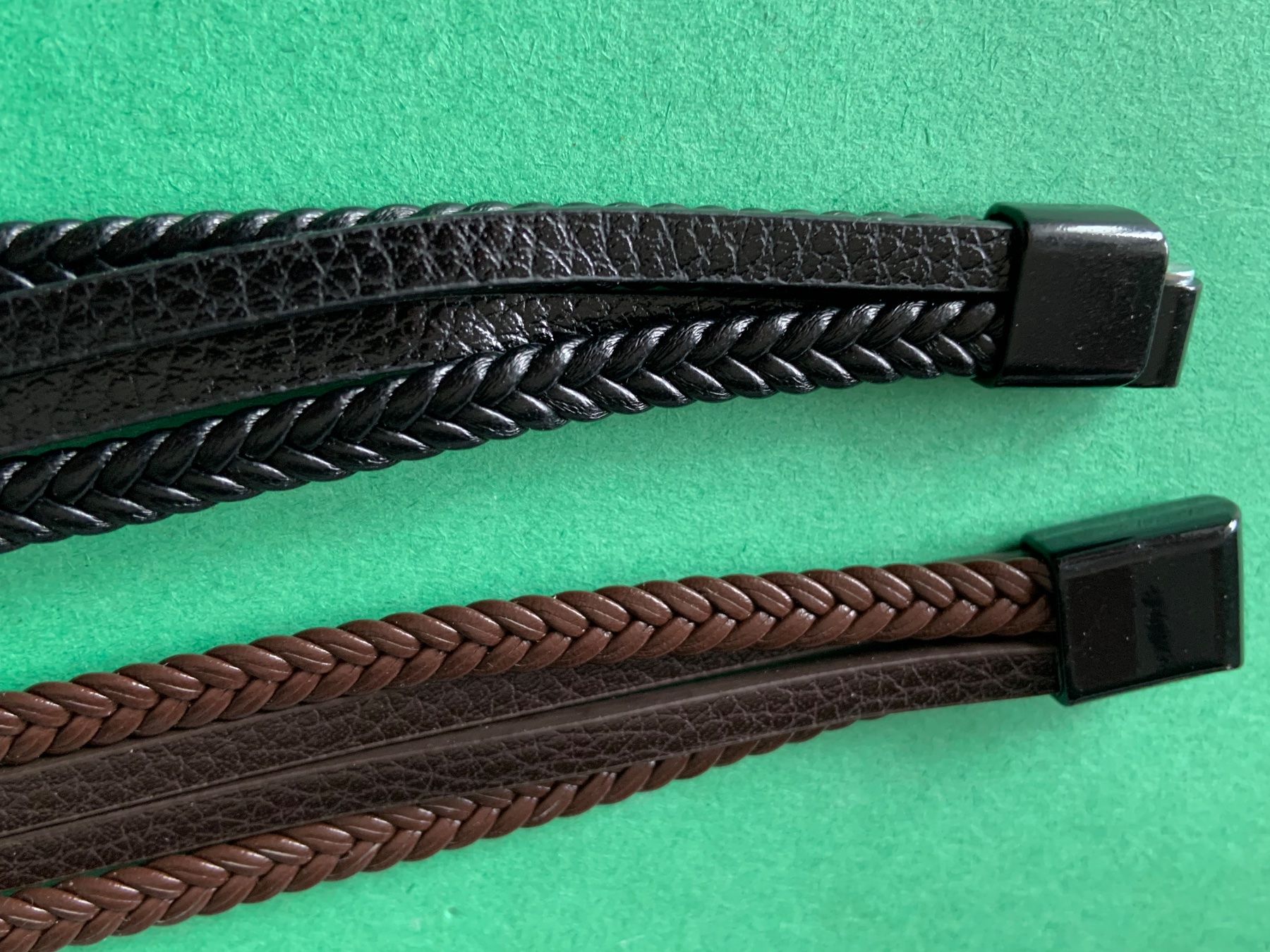 Bracciali & Braccialetti: Armband Lederimitat braun 21cm – Usato da Laufen venduto da Bellebellezza 6