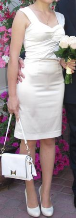 Elegantes Brautkleid/Sommerkleid, Gr. 36, Elfenbein, Top ...