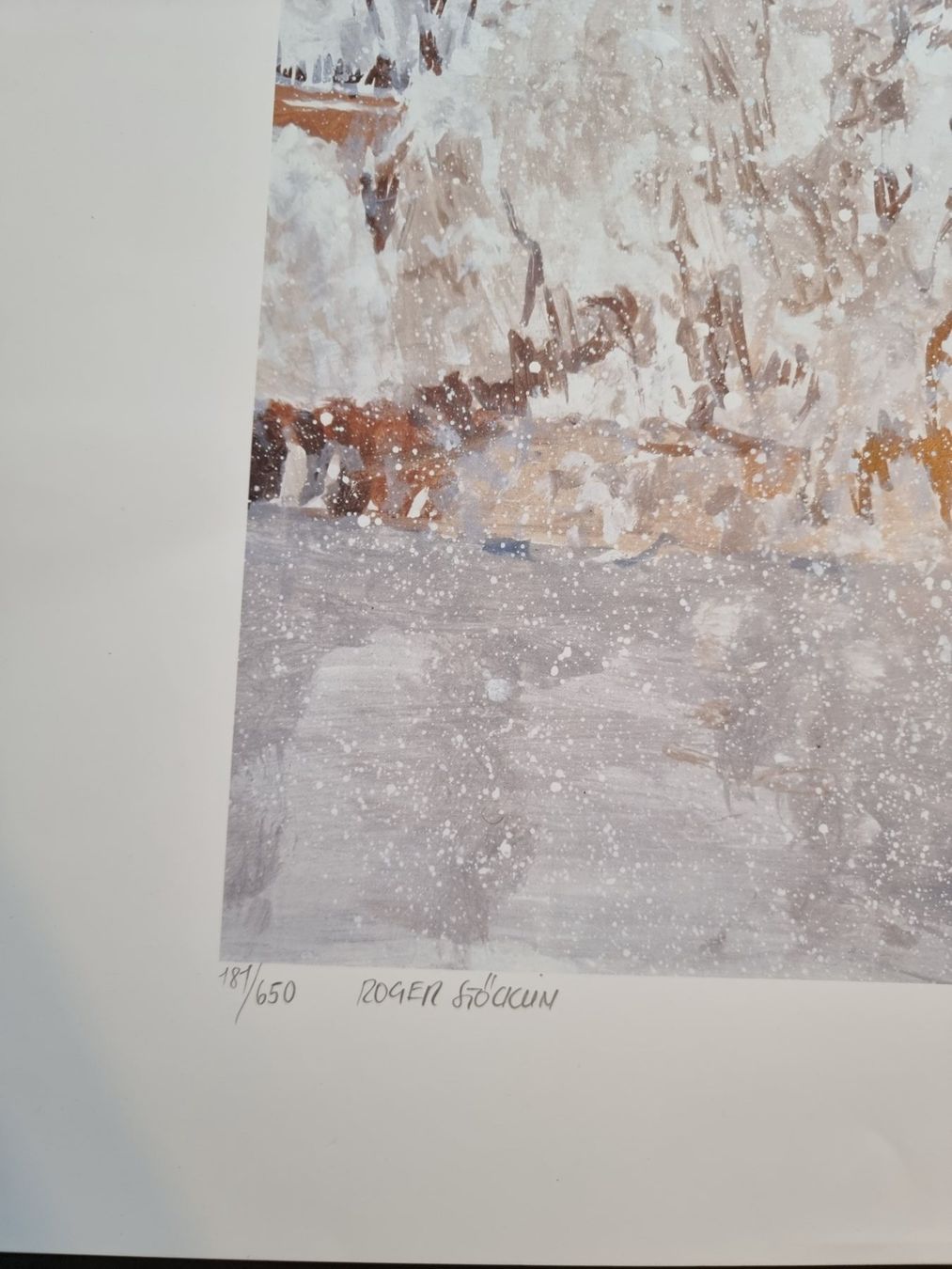 Foto & Immagini: ROGER STÖCKLIN KUNSTDRUCK BASEL GRÖSSE 48X48 NUMMERIERT – Usato da Gersau venduto da grafik-kunst 2