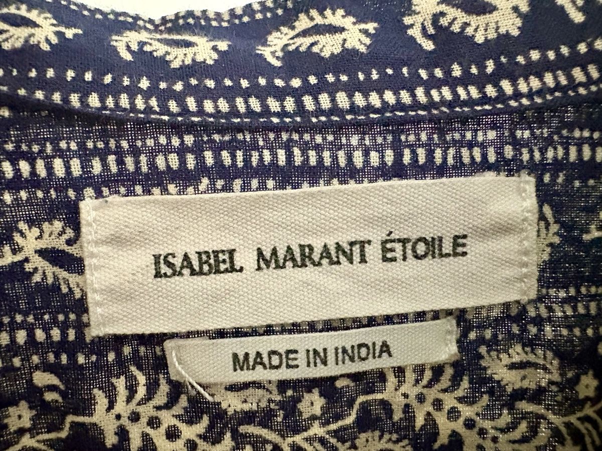 Isabel Marant Blusen: Blouse Isabel Marant Etoile blue patterned like new – Gebraucht aus Zürich von ron_t88f 1