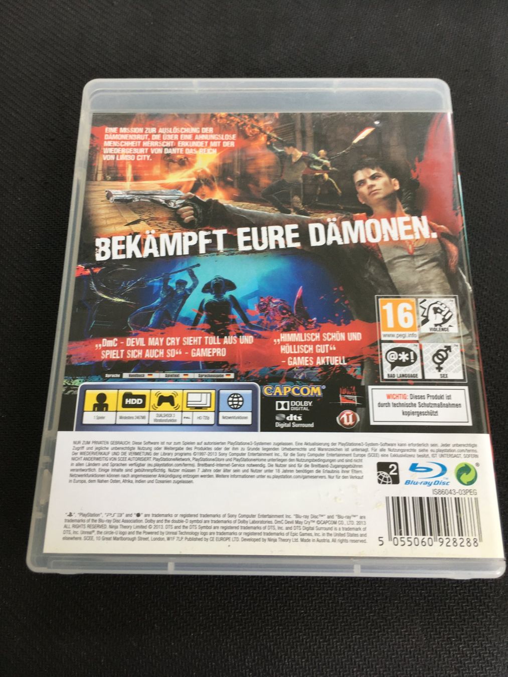 Sony Spiele: DMC: Devil May Cry - Playstation 3 / PS3 – Gebraucht aus St.Gallen von Punktchen01 1