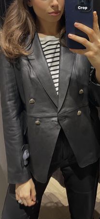 Massimo Dutti leather jacket
