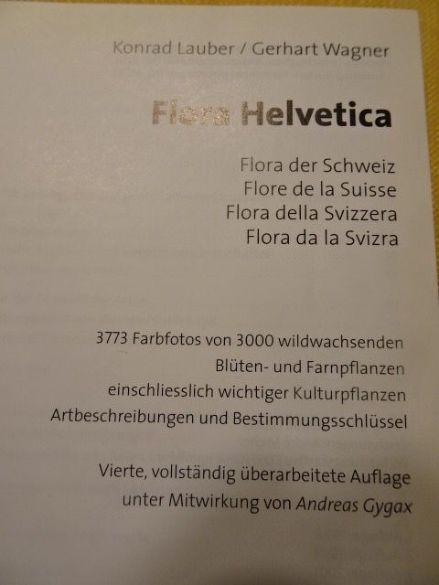Libri: Flora Helvetica - 2 Bücher – Usato da Oberweningen venduto da Gerini 1