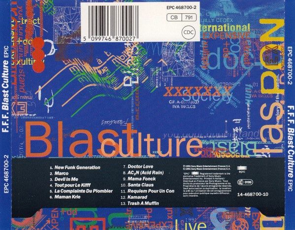 CD: CD F.F.F. - Blast culture (1991) – Usato da Möriken AG venduto da mineralia 1