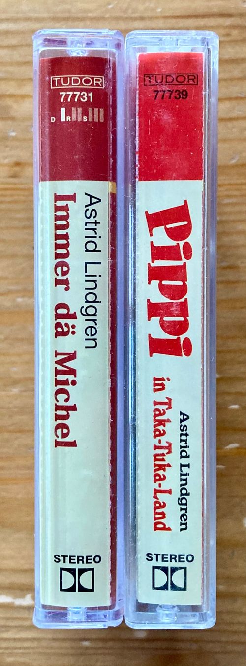 Musicassette: 2x Astrid Lindgren: Pippi Langstrumpf / Immer dä Michel – Usato da Zürich venduto da Djmotionch 3