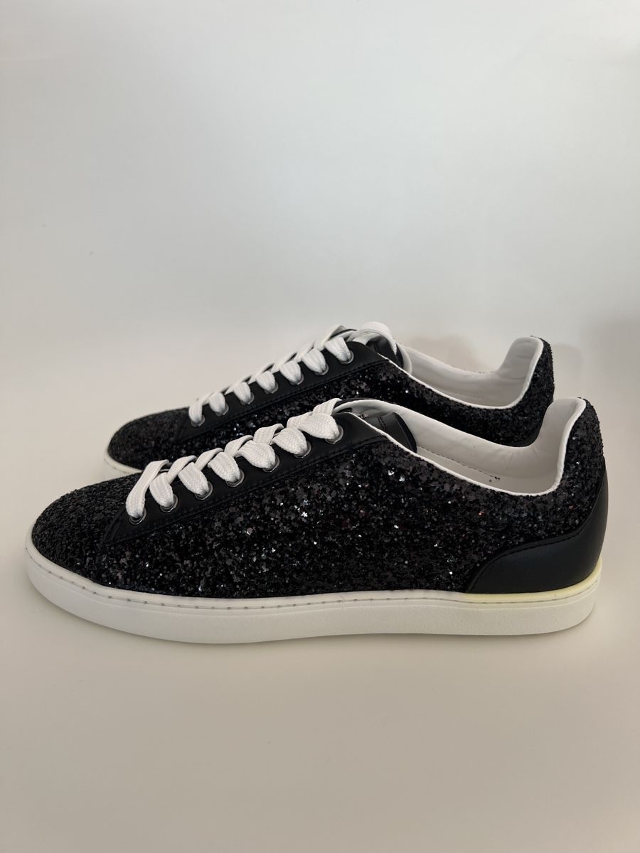 Stuart Weitzman Scarpe da donna: Stuart Weitzman Sneaker mit Glitzer, Grösse 37, Neu! – Nuovo e nell'imballaggio originale da Bergdietikon venduto da pinkerton13 3