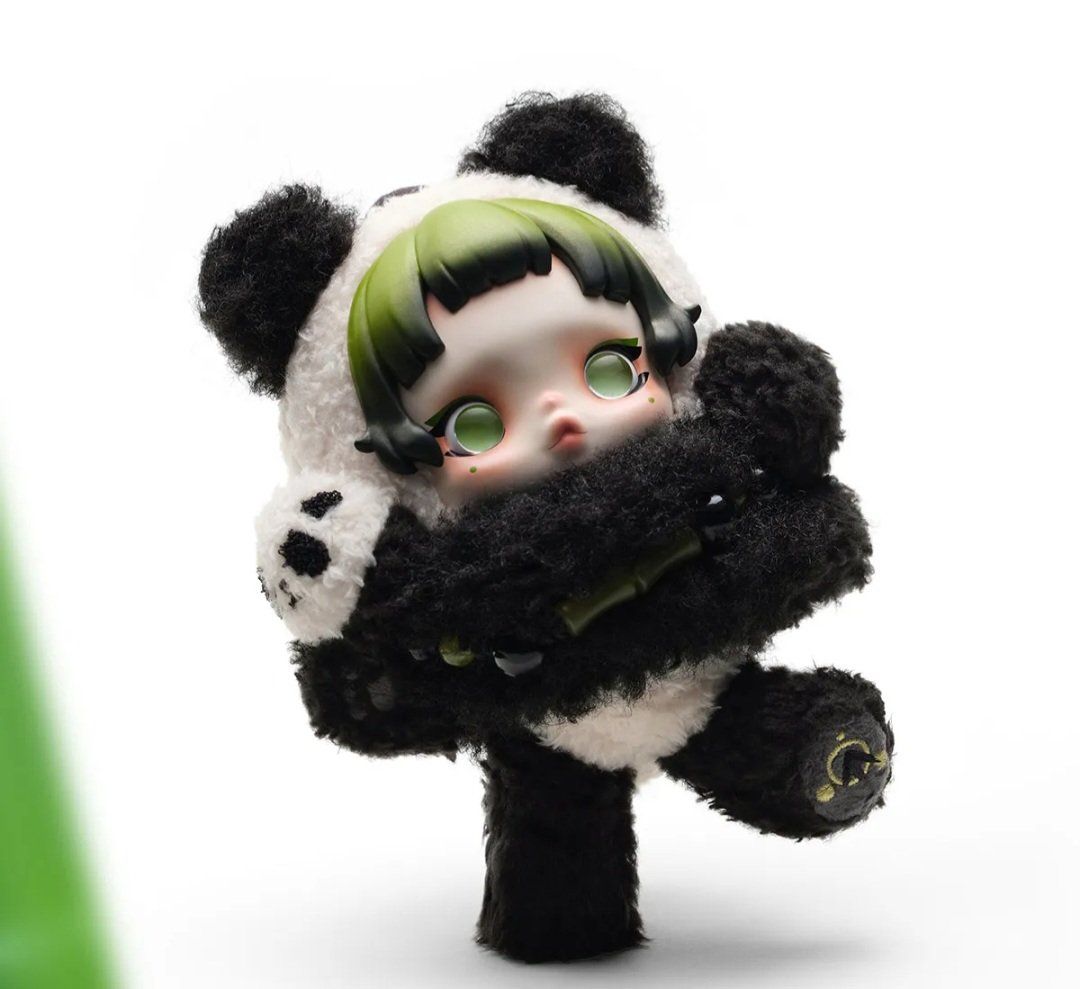 Pop Mart Statuette: SKULLPANDA Lazy Panda Plush Doll Pendant – Nuovo e nell'imballaggio originale da Stadel venduto da Raven0 3
