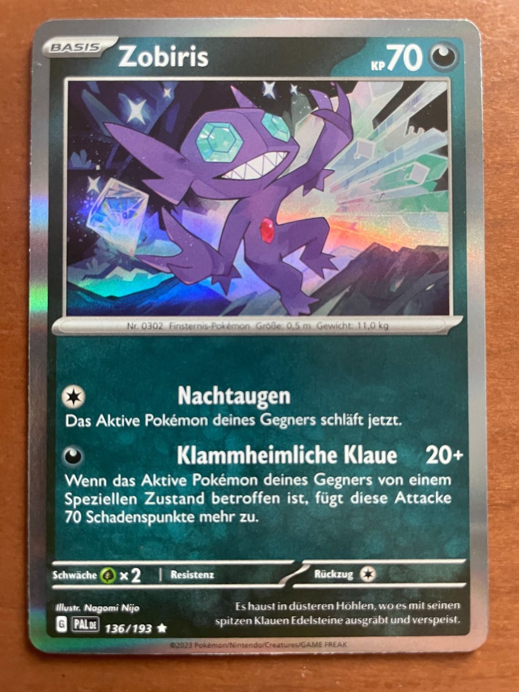 Pokémon Carte collezionabili: Pokemon Zobiris Holo (Versand gratis) – Nuovo (secondo la descrizione) da Chur venduto da Angerson