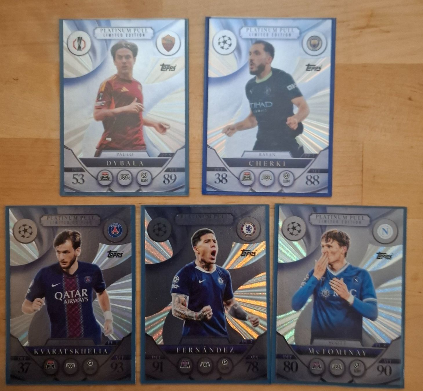 Topps Carte collezionabili: Topps Match Attax/Extra 25/26 5 Platinum Pulls – Nuovo (secondo la descrizione) da Binz venduto da tri_nj88
