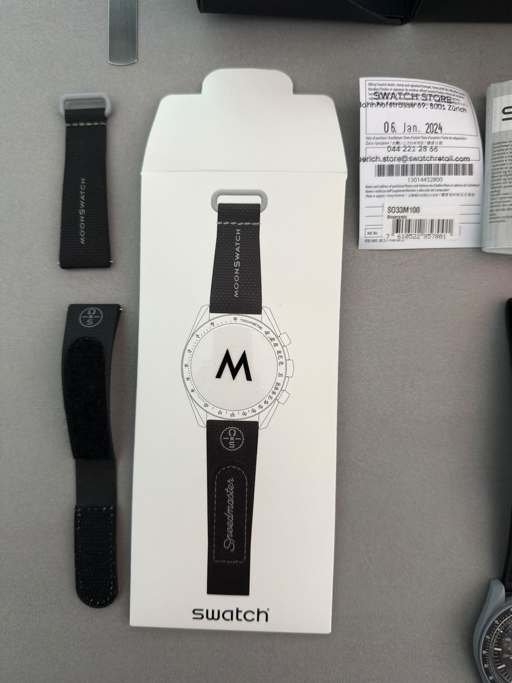 Swatch Uhren: Moonswatch "Mission to the Moon" + Extra bracelet – Gebraucht aus Davesco-Soragno von luganoluxuryshop 5
